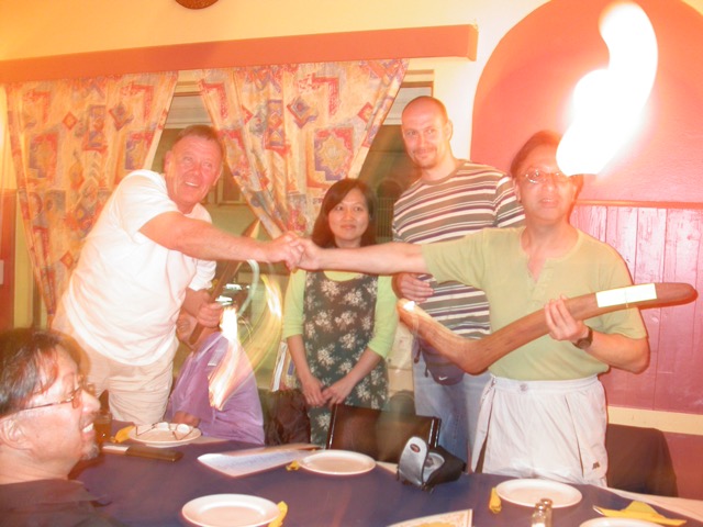 Gm Leung Ting and Master Bill Newman in Sydney